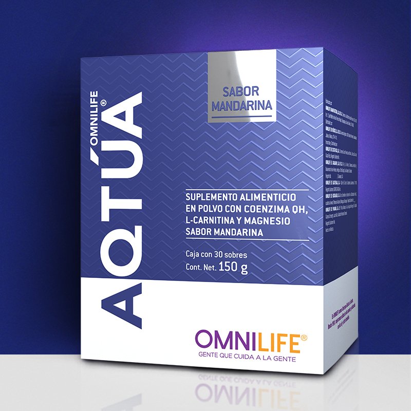 Producto Aqtúa Evo sabor mandarina - OMNILIFE