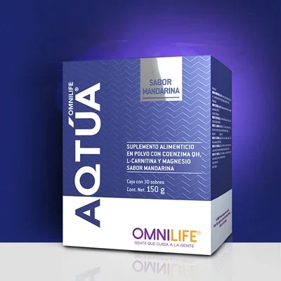 Producto Aqtúa Evo sabor mandarina - OMNILIFE
