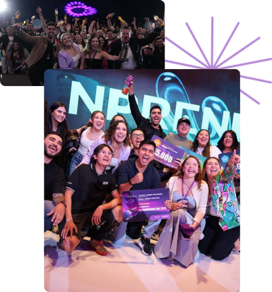 Jóvenes reunidos en evento de NFUERZA